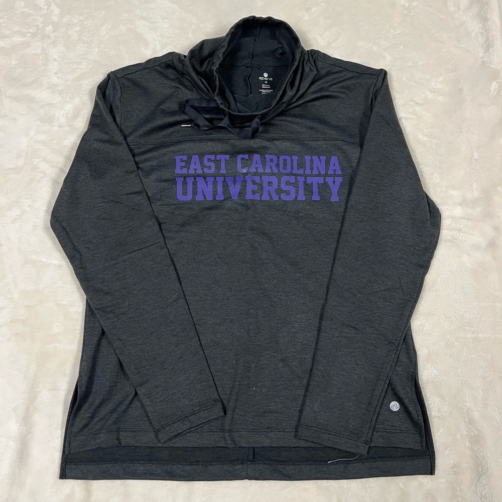 Women’s Apana East Carolina University ECU Pirates long-sleeve yoga shirt, NWOT